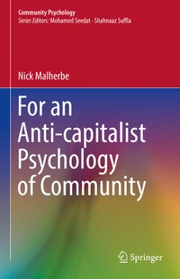 Enlarge image Cover: For an Anti-capitalist Psychology of Community - Springer
