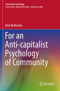 Enlarge image Cover: For an Anti-capitalist Psychology of Community - Springer