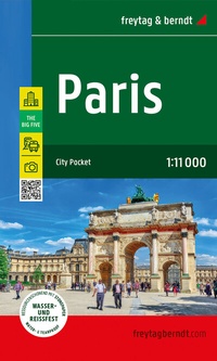 Abbildung von: Paris, Stadtplan 1:11.000, freytag & berndt - Freytag-Berndt und ARTARIA