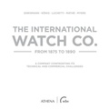 Cover: The International Watch Co. from 1875 to 1890 - Athena bei wbv
