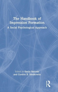 Enlarge image Cover: The Handbook of Impression Formation - Routledge
