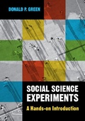 Cover: Social Science Experiments - Cambridge University Press