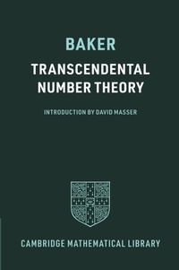 Abbildung von: Transcendental Number Theory - Cambridge University Press