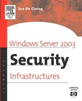 Cover: Windows Server 2003 Security Infrastructures - Elsevier