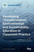 Cover: Developing (Transformative) Environmental and Sustainability Education in Classroom Practice - MDPI AG