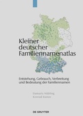 Cover: Kleiner deutscher Familiennamenatlas - De Gruyter