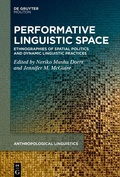 Cover: Performative Linguistic Space - De Gruyter Mouton