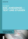 Cover: Das >Anegenge< - Text und Studien - De Gruyter