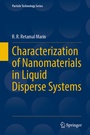 Cover: Characterization of Nanomaterials in Liquid Disperse Systems - Springer