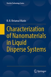 Enlarge image Cover: Characterization of Nanomaterials in Liquid Disperse Systems - Springer