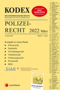 Cover: KODEX Polizeirecht 2022 M&auml;rz - inkl. App - LexisNexis Verlag ARD ORAC GmbH
