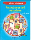 Cover: Mein Vorschulblock - Konzentrieren und wahrnehmen - Kaufmann Verlag