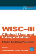 Cover: WISC-III Clinical Use and Interpretation - Academic Press