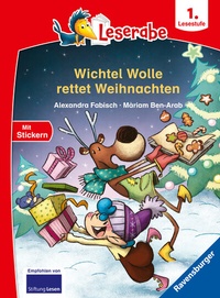 Abbildung von: Leserabe 1. Lesestufe - Wichtel Wolle rettet Weihnachten - Ravensburger