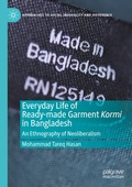 Cover: Everyday Life of Ready-made Garment Kormi in Bangladesh - Palgrave Macmillan