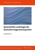 Cover: Systemhafte Lexikologie der deutschen Gegenwartssprache - Frank & Timme