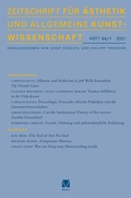 Cover: Zeitschrift f&uuml;r &Auml;sthetik und Allgemeine Kunstwissenschaft 66/1 - Meiner