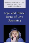 Cover: Legal and Ethical Issues of Live Streaming - Lexington Books