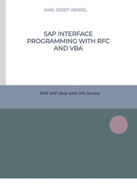 Enlarge image Cover: SAP interface programming with RFC and VBA - tredition