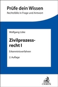 Cover: Zivilprozessrecht I - C.H.BECK