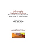 Cover: Understanding Statistics in Medicine - Lulu.com