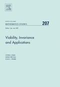 Cover: Viability, Invariance and Applications - Elsevier