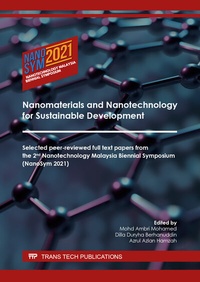 Abbildung von: Nanomaterials and Nanotechnology for Sustainable Development - Trans Tech Publications Ltd