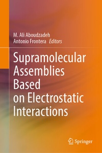 Abbildung von: Supramolecular Assemblies Based on Electrostatic Interactions - Springer