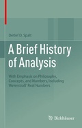 Cover: A Brief History of Analysis - Birkh&auml;user