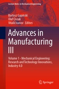 Cover: Advances in Manufacturing III - Springer