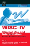 Cover: WISC-IV Clinical Use and Interpretation - Academic Press