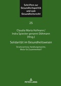 Cover: Solidarit&auml;t im Gesundheitswesen - Peter Lang Verlag