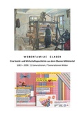 Cover: Weberfamilie Glaser: Eine Sozial- und Wirtschaftsgeschichte aus dem Oberen M&uuml;hlviertel 1683 - 2000 - epubli