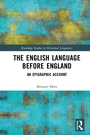 Cover: The English Language Before England - Routledge