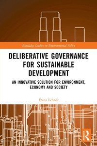 Enlarge image Cover: Deliberative Governance for Sustainable Development - Routledge