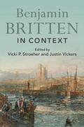 Cover: Benjamin Britten in Context - Cambridge University Press