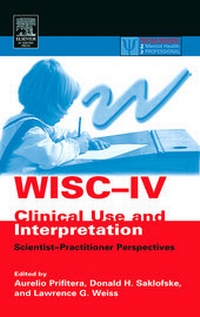 Enlarge image Cover: WISC-IV Clinical Use and Interpretation - Academic Press