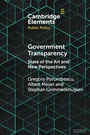 Cover: Government Transparency - Cambridge University Press
