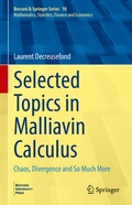 Cover: Selected Topics in Malliavin Calculus - Springer