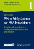 Cover: Weiche Erfolgsfaktoren von M&A Transaktionen - Springer Gabler