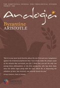 Cover: Analogia - ST MAXIM THE GREEK INSTITUTE