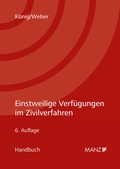 Cover: Einstweilige Verf&uuml;gungen im Zivilverfahren - Manz