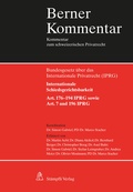 Cover: Internationale Schiedsgerichtsbarkeit, Art. 176-194 IPRG sowie Art. 7 und 196 IPRG - St&auml;mpfli Verlag