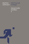 Cover: Anti-Foucault - &ccedil;a-ira-Verlag