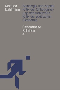 Abbildung von: Seinslogik und Kapital - ça-ira-Verlag