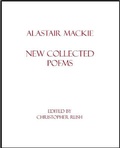 Cover: Alastair Mackie: New Collected Poems 2022 - Aberdeen University Press