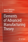 Cover: Elements of Advanced Manufacturing Theory - Springer