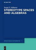 Cover: Stereotype Spaces and Algebras - De Gruyter