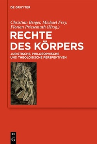 Abbildung von: Rechte des Körpers - De Gruyter