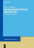 Cover: Noncommutative Geometry - De Gruyter